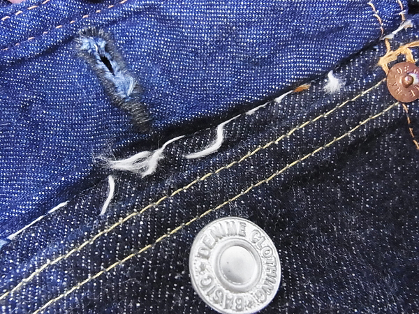 実際に弊社で買取させて頂いたDENIME/ドゥニーム 506 片ポケ Gジャン/デニムジャケット 38の画像 6枚目