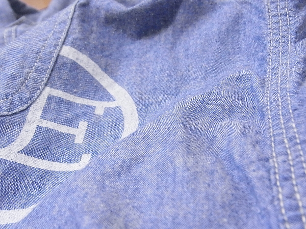 実際に弊社で買取させて頂いたuniform experiment×carhartt シャンブレーシャツ 13SS/3の画像 7枚目