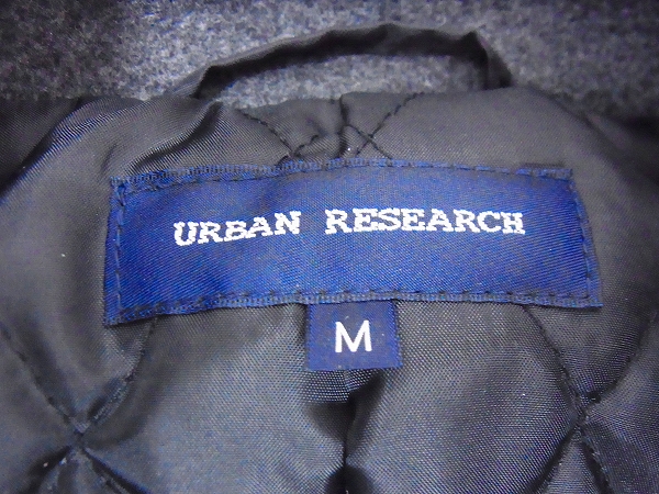 実際に弊社で買取させて頂いたURBANRESEARCH/アーバンリサーチ ウール混ステンカラーコートMの画像 2枚目