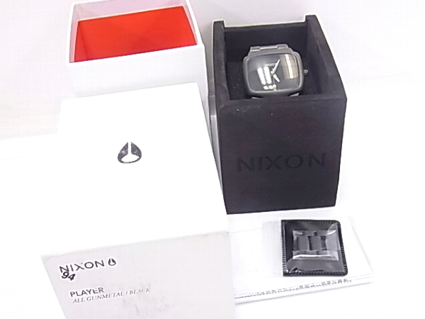 実際に弊社で買取させて頂いたNIXON/ニクソン THE PLAYER/プレイヤー 腕時計 A140-680 の画像 7枚目