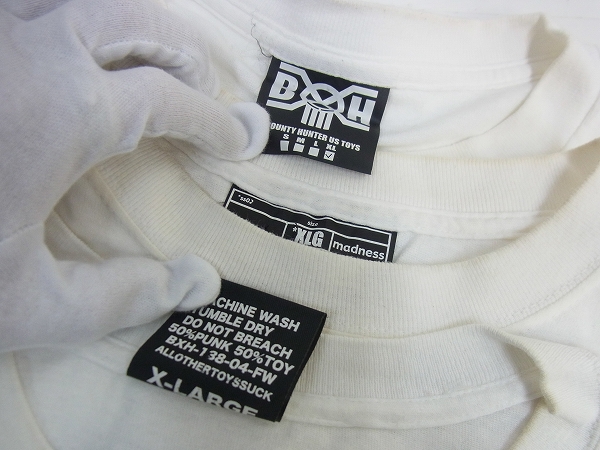 実際に弊社で買取させて頂いたBOUNTY HUNTER/バウンティーハンター スカルTシャツ等5点setの画像 5枚目