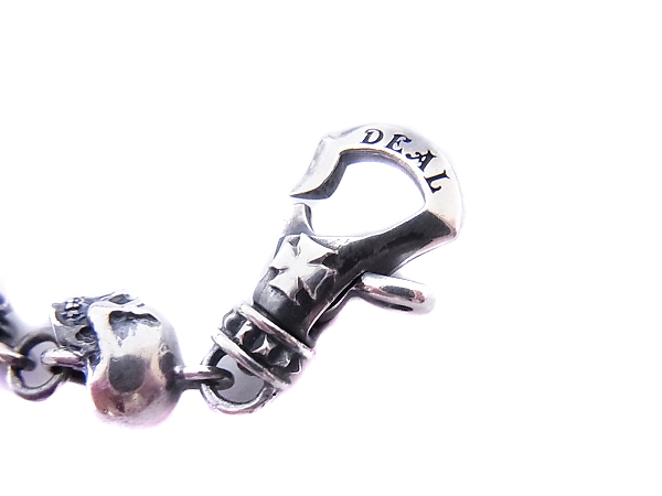 実際に弊社で買取させて頂いたディールデザイン スカル＆ローゼスチェーン タートルローズの画像 4枚目