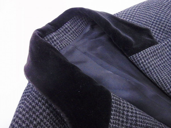 実際に弊社で買取させて頂いたA.P.C./アーペーセー チェック柄ウールチェスターコート/Sの画像 6枚目