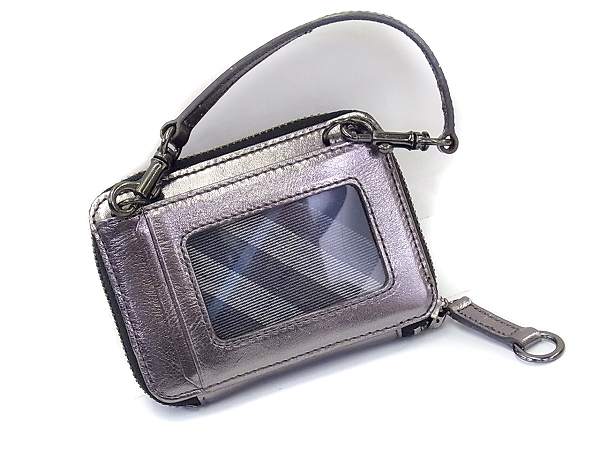 実際に弊社で買取させて頂いたBURBERRY/バーバリーブルーレーベル コイン/パスケース 銀 の画像 1枚目