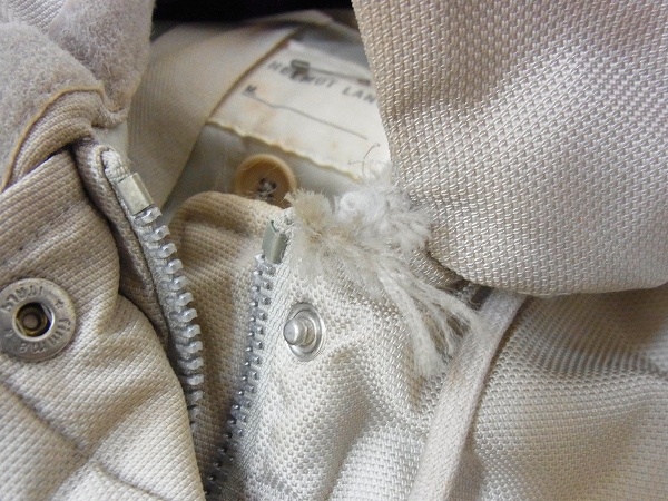 実際に弊社で買取させて頂いたHELMUT LANG/ヘルムートラング ZIPアップバイカージャケット/42の画像 3枚目