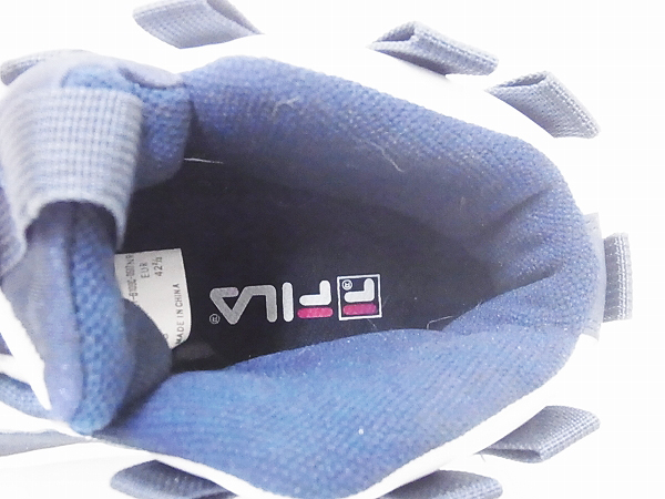 実際に弊社で買取させて頂いたFILA/フィラ バスケットシューズ/スニーカー ハイカット/US9.5の画像 6枚目