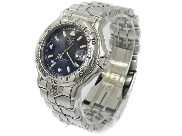 実際に弊社で買取させて頂いたTAG HEUER/タグホイヤー 6000/プロフェッショナル WH-1115-K1の画像 2枚目