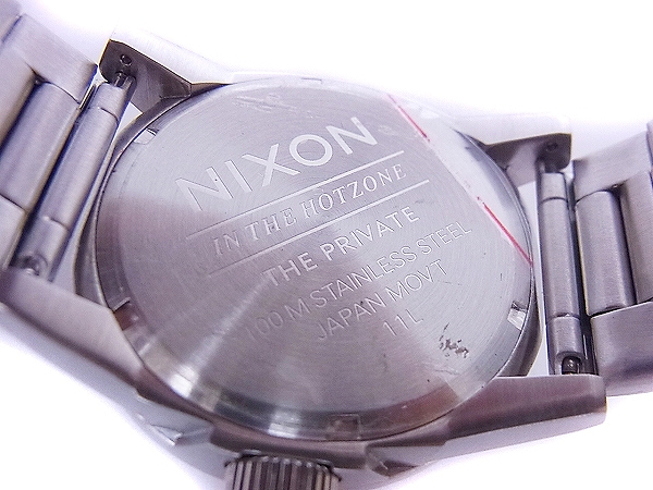 実際に弊社で買取させて頂いたNIXON/ニクソン プライベートSS 腕時計 ホワイト NA276100-00の画像 5枚目