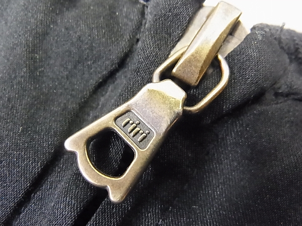 実際に弊社で買取させて頂いたFACTOTUM/ファクトタム スカジャン 鷹/刺繍 黒オフホワイト 46の画像 2枚目