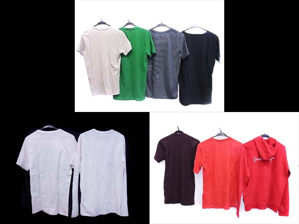 実際に弊社で買取させて頂いたハイドロゲン/アルマーニ/ドルガバ他 Tシャツ/パーカー等9点SETの画像 1枚目
