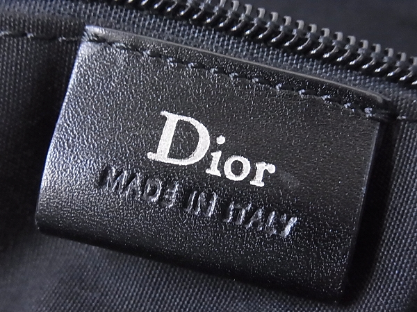 実際に弊社で買取させて頂いたDior/ディオールオム 2WAYレザーダッフル/ショルダーバッグ 黒の画像 8枚目