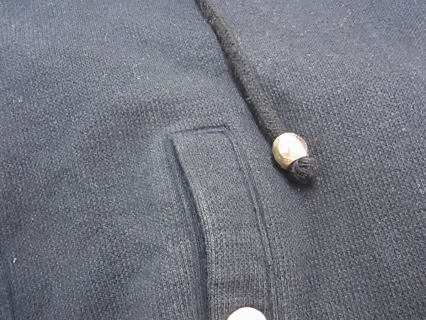 実際に弊社で買取させて頂いたドレスキャンプ×チャンピオン ジップアップパーカー 黒/44の画像 8枚目