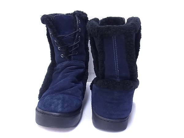 実際に弊社で買取させて頂いたダイエットブッチャースリムスキン レザームートンブーツ US8の画像 1枚目