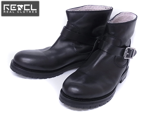 実際に弊社で買取させて頂いたJIMMY CHOO/ジミーチュー 裏ボア/レザーショートブーツ 黒/43