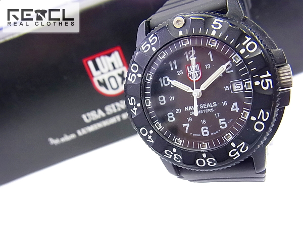 実際に弊社で買取させて頂いたLUMINOX/ルミノックス ネイビーシールズ シリーズ3000 アナログ