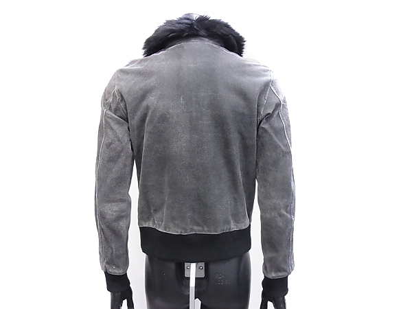 実際に弊社で買取させて頂いたJOHN LAWRENCE SULLIVAN/サリバン ラムレザージャケット/38の画像 2枚目