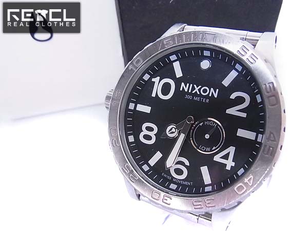 実際に弊社で買取させて頂いたNIXON 5130 Chrono タイド クロノグラフ 腕時計 A057-000