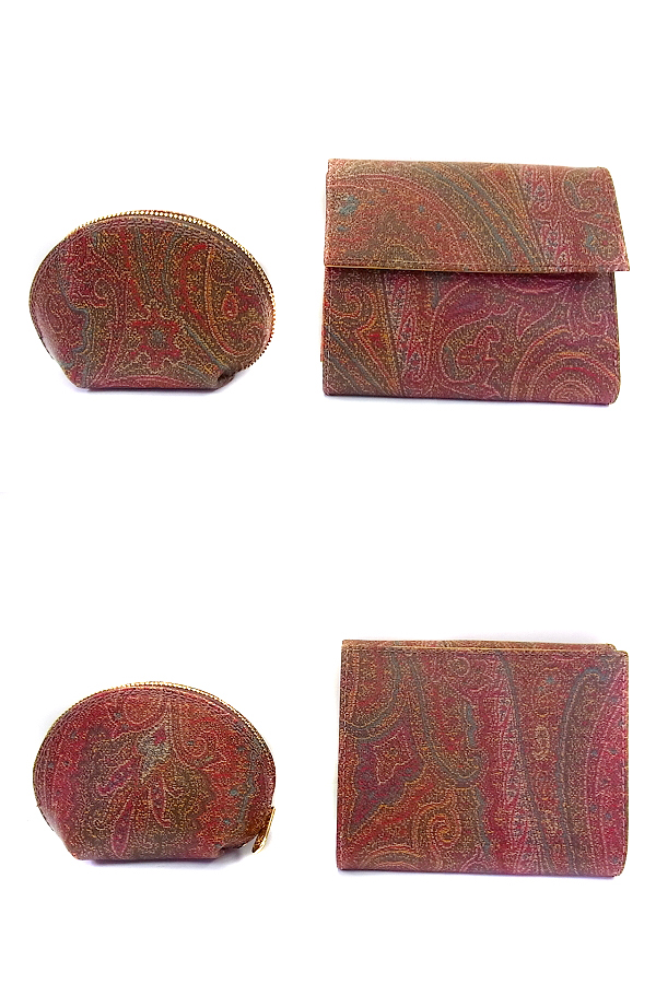 実際に弊社で買取させて頂いたETRO/エトロ 二つ折り財布/コインケース ズリー柄 2点セットの画像 1枚目