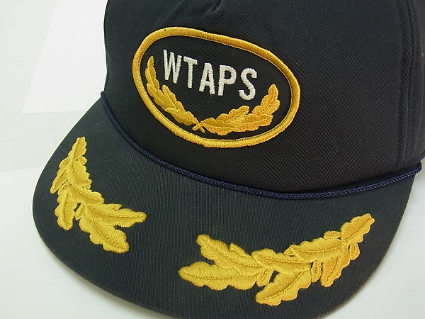 WTAPS/ダブルタップス 月桂樹/ロゴ刺繍入り メッシュキャップの買取