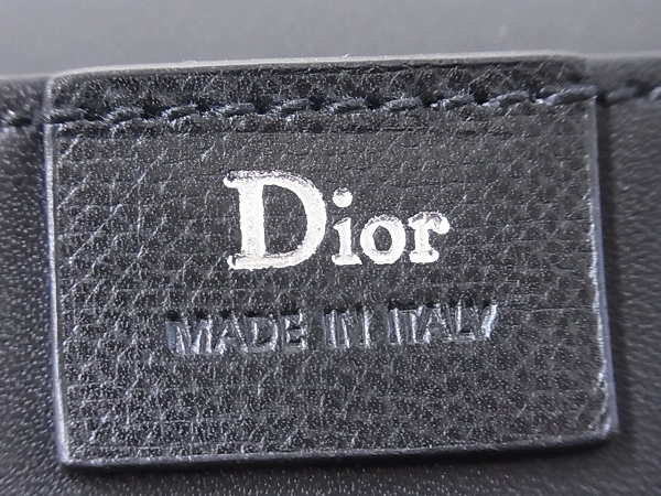 実際に弊社で買取させて頂いたDIOR HOMME/ディオールオム レザークラッチ/ハンドバッグ 黒の画像 6枚目