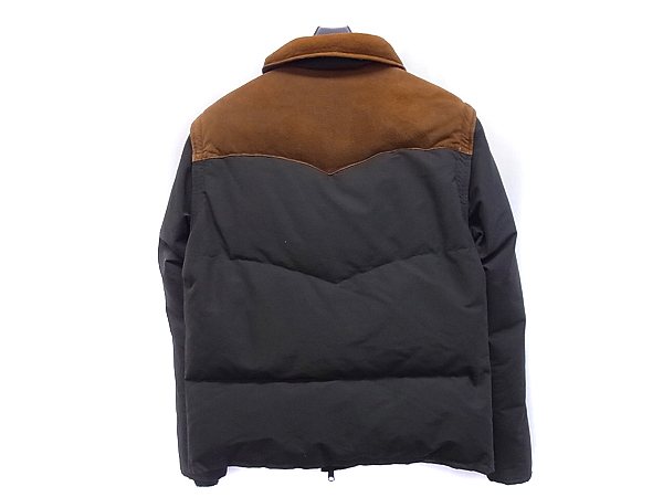 実際に弊社で買取させて頂いたmarka/マーカ 2WAY ダウンJK 鹿革切り替えし/M13C-07BL01D/1の画像 1枚目