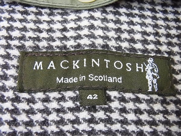 実際に弊社で買取させて頂いたMACKINTOSH/マッキントッシュ ステンカラーコート/カーキ 42の画像 6枚目