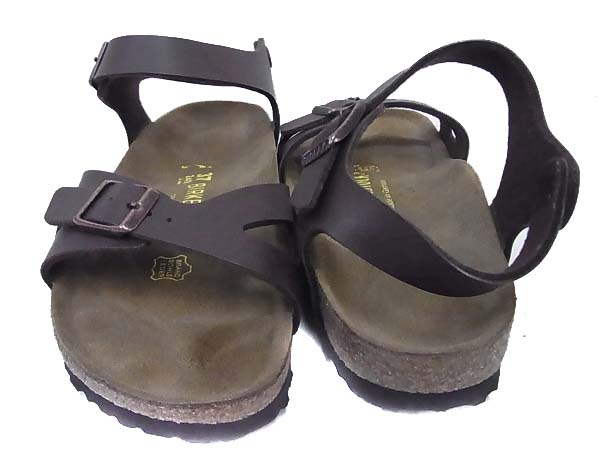 実際に弊社で買取させて頂いたBIRKENSTOCK/ビルケンシュトック　レザー サンダル 茶/24の画像 1枚目