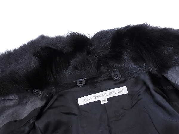 実際に弊社で買取させて頂いたJOHN LAWRENCE SULLIVAN/サリバン ラムレザージャケット/38の画像 3枚目
