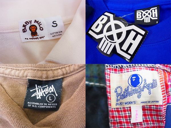 実際に弊社で買取させて頂いたApe/エイプ バウンティーハンター 半袖Tシャツ他 10点以上セットの画像 3枚目