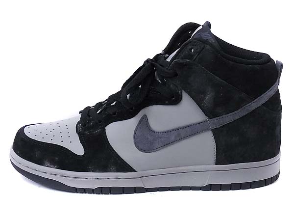 NIKE/ナイキ DUNK HIGH/ダンクハイ 黒×灰/317982-036/28.0の買取