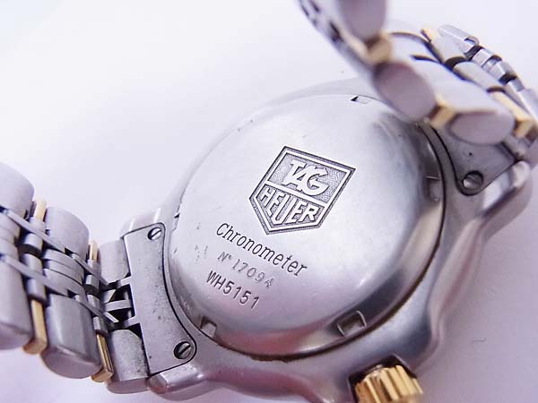 実際に弊社で買取させて頂いたTAG Heuer/タグホイヤー 6000シリーズ 自動巻き腕時計 WH5151の画像 4枚目