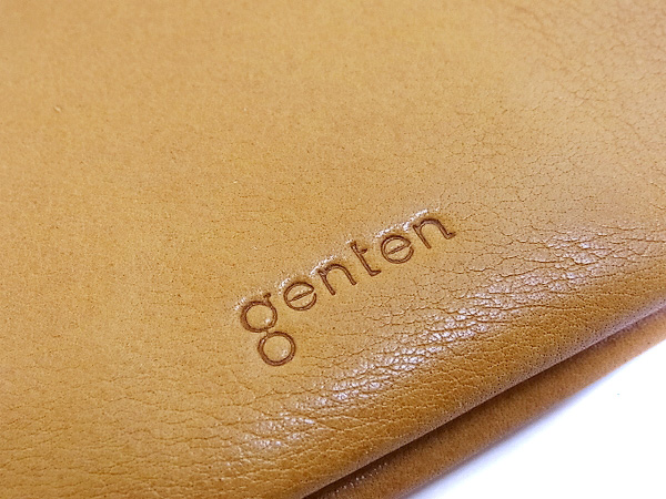 実際に弊社で買取させて頂いたgenten/ゲンテン 二つ折り財布 ミニトート付き ブラウン系の画像 6枚目