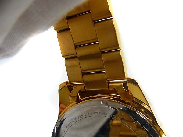 実際に弊社で買取させて頂いたALIVE ATHLETICS/アライブ 2012年 THE ANSWER 腕時計 クオーツの画像 8枚目