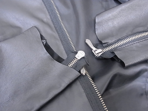 実際に弊社で買取させて頂いたBUFFALO BOBS/バッファローボブズ ラムレザージャケット BK/1の画像 5枚目