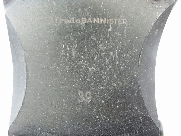 実際に弊社で買取させて頂いたアルフレッドバニスター サイドWジップ編み上げブーツ 39の画像 6枚目