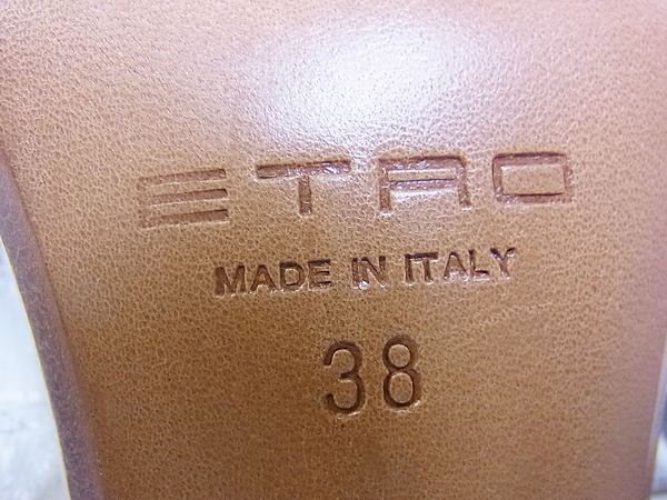 実際に弊社で買取させて頂いたETRO/エトロ ヒール レディース パープル シルバー/2点セットの画像 3枚目