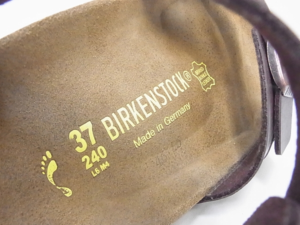 実際に弊社で買取させて頂いたBIRKENSTOCK/ビルケンシュトック　レザー サンダル 茶/24の画像 5枚目