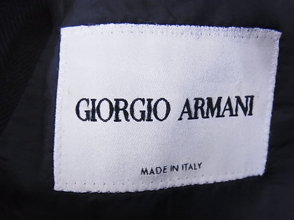 実際に弊社で買取させて頂いたGIORGIO ARMANI/アルマーニ シルク混2Bテーラードジャケット/44の画像 2枚目