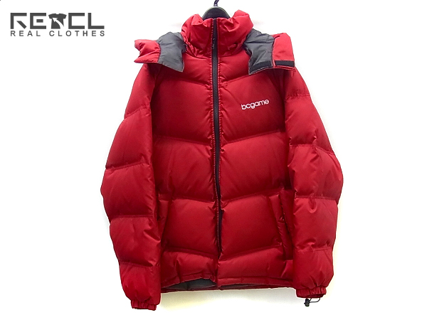 実際に弊社で買取させて頂いたバックチャンネル ビーシーゲーム ダウンジャケット 赤/XL