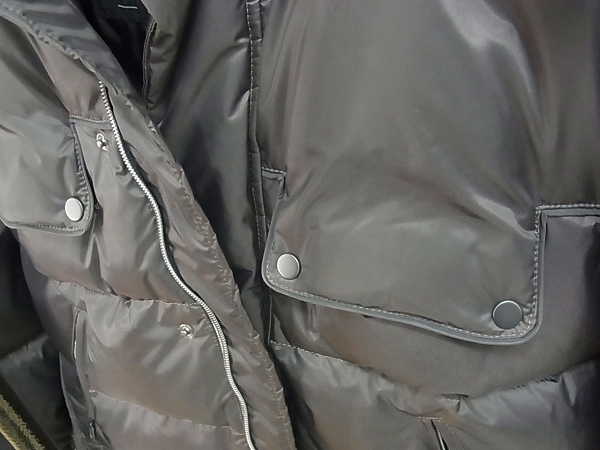 実際に弊社で買取させて頂いたBELSTAFF/ベルスタッフ BLOUSON ダウンジャケット/グレー/Mの画像 9枚目