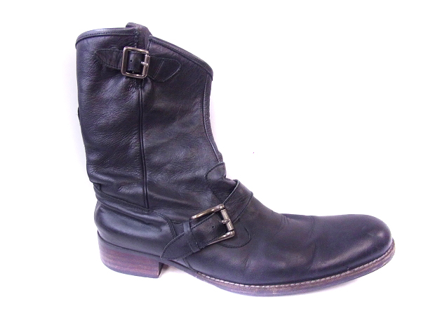 実際に弊社で買取させて頂いたアルフレッドバニスター サイドジップブーツ ブラック/43の画像 2枚目