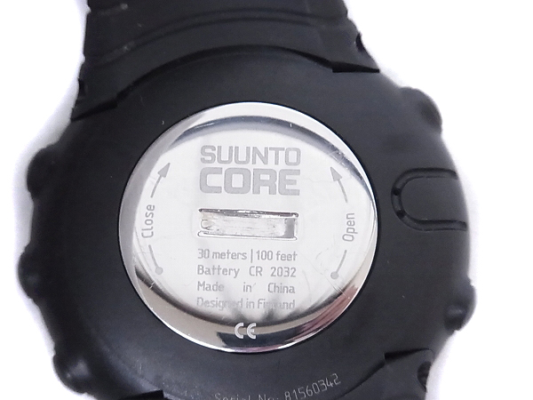 実際に弊社で買取させて頂いたSUUNTO/スント コアブラック イエロー クロノグラフ/S01331501Jの画像 4枚目