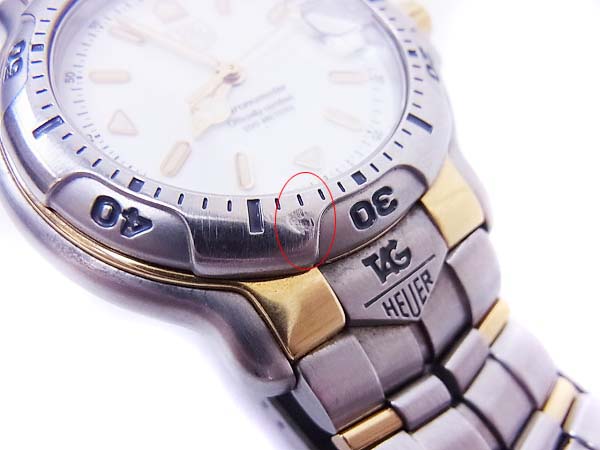 実際に弊社で買取させて頂いたTAG Heuer/タグホイヤー 6000シリーズ 自動巻き腕時計 WH5151の画像 6枚目