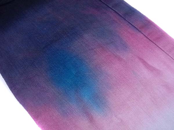 実際に弊社で買取させて頂いたルグランブルー WILD MUSTANG グラデーション デニムパンツ 31の画像 6枚目