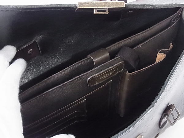 ドルチェ&ガッバーナ レザー3WAYビジネス/ブリーフケース 黒