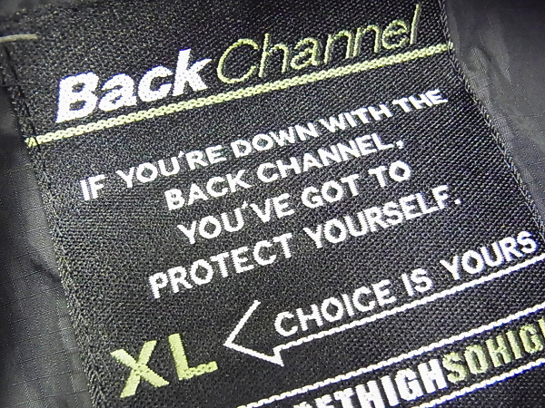 実際に弊社で買取させて頂いたBack Channel/バックチャンネル ウール厚手パーカー 茶/XLの画像 2枚目