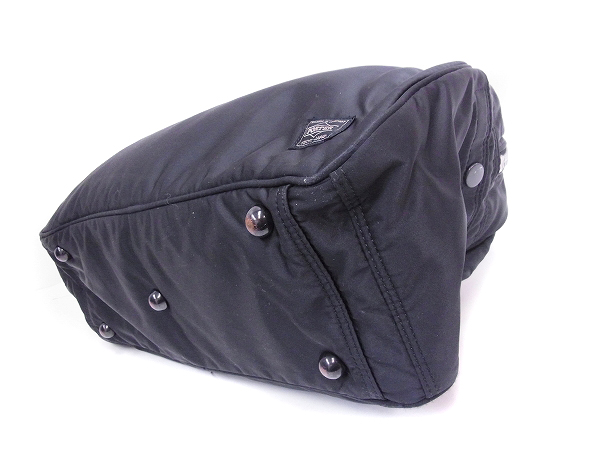 実際に弊社で買取させて頂いたHEAD PORTER/ヘッドポーター タンカー ボストンバッグ ブラックの画像 5枚目