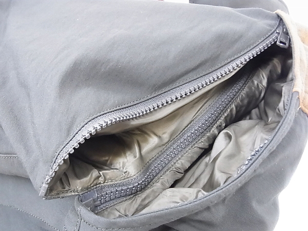 実際に弊社で買取させて頂いたmarka/マーカ 2WAY ダウンJK 鹿革切り替えし/M13C-07BL01D/1の画像 3枚目