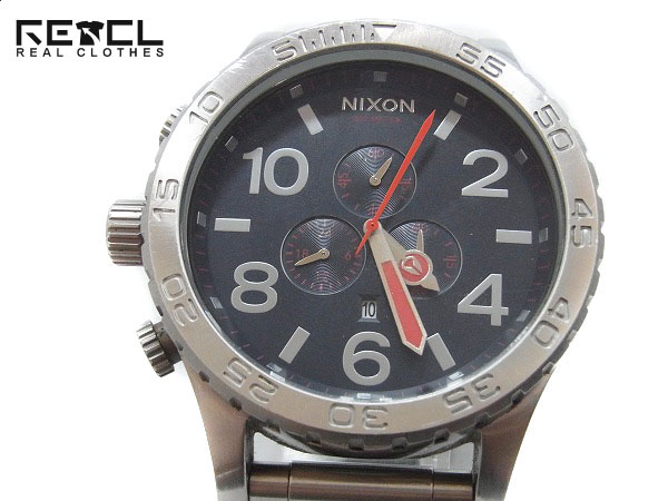 実際に弊社で買取させて頂いたNIXON/ニクソン THE 51-30 CHRONO シルバー 腕時計/A083-307