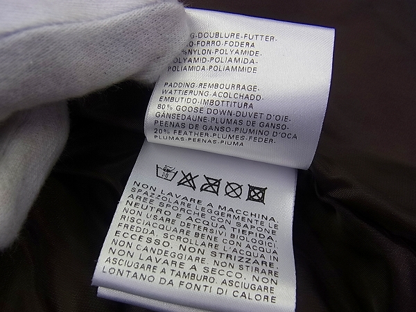 実際に弊社で買取させて頂いたBELSTAFF/ベルスタッフ BLOUSON ダウンジャケット/グレー/Mの画像 5枚目
